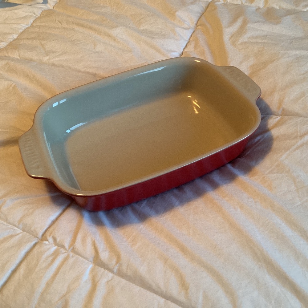ZWILLING MID SIZE RECTANGULAR RED BAKING DISH